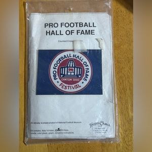 Counted Cross Stitch - Pro Football Hall Of Fame.